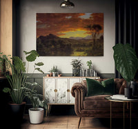 A Country Home By Fredric Edwin Church Fine Art Print