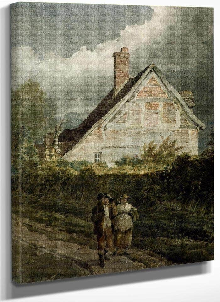 A Country Scene By David Cox Fine Art Print