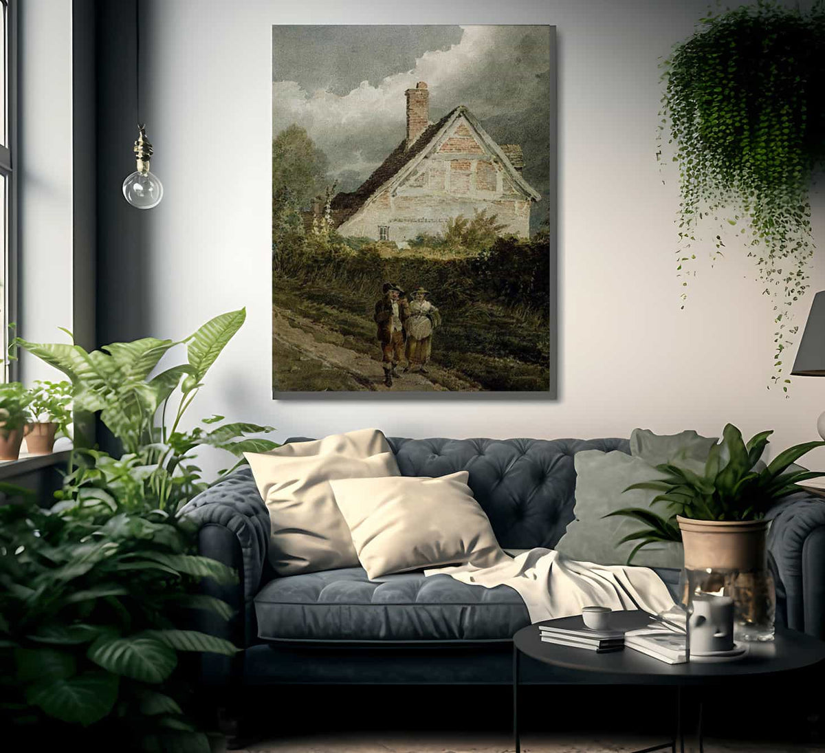 A Country Scene By David Cox Fine Art Print