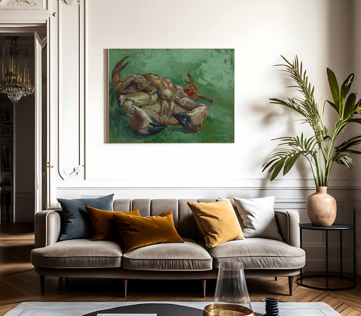 A Crab On Its Back By Vincent Van Gogh Fine Art Print