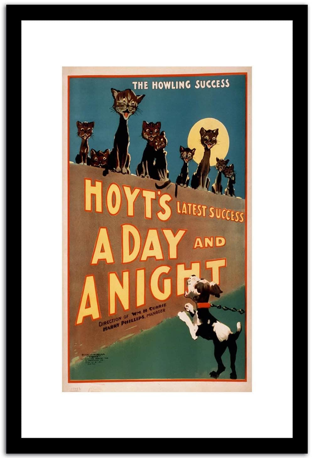 A Day And A Night  Vintage Poster Fine Art Print