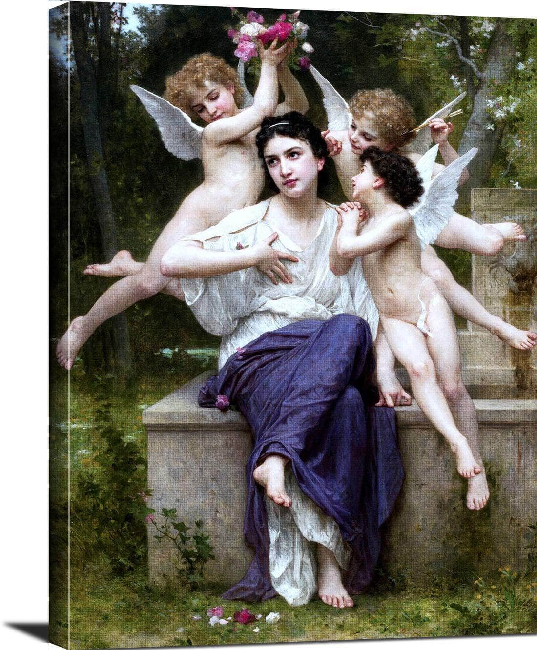 A Dream Of Spring Painting William-Adolphe Bouguereau Canvas Art Fine Art Print