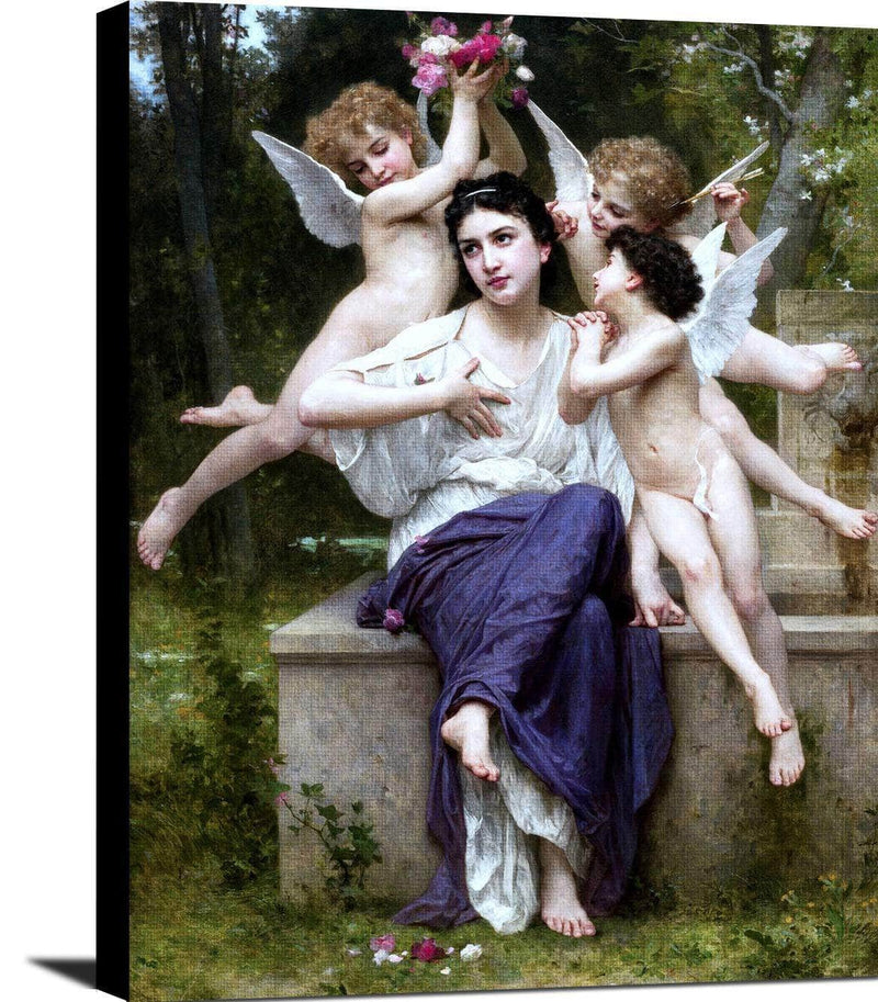 A Dream Of Spring Painting William-Adolphe Bouguereau Canvas Art Fine Art Print