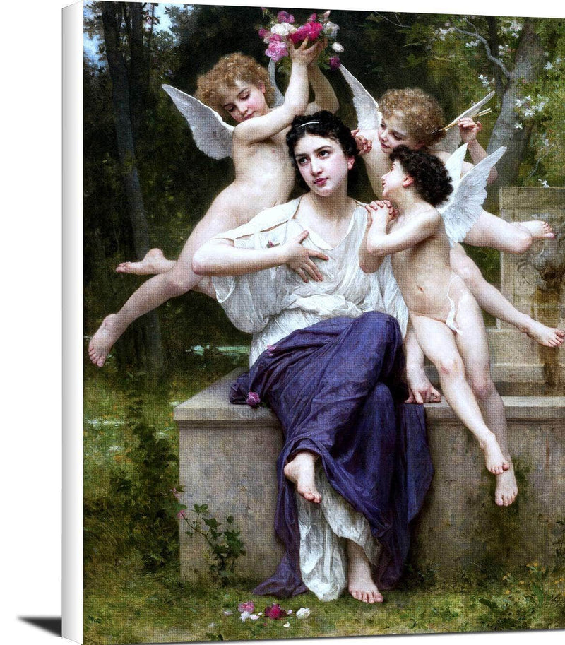 A Dream Of Spring Painting William-Adolphe Bouguereau Canvas Art Fine Art Print
