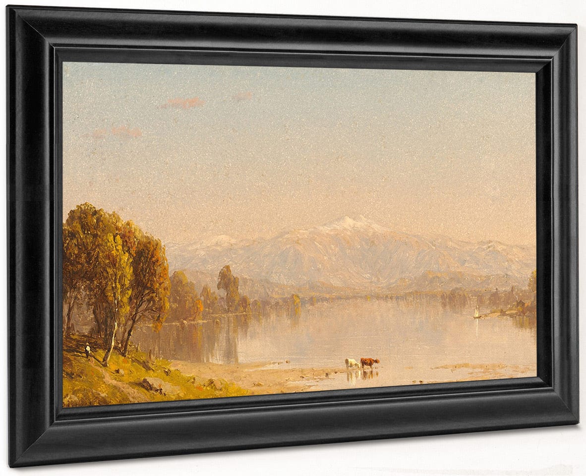 A Dreamy Day In New England By Sanford Robinson Gifford Fine Art Print