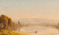 A Dreamy Day In New England By Sanford Robinson Gifford Fine Art Print