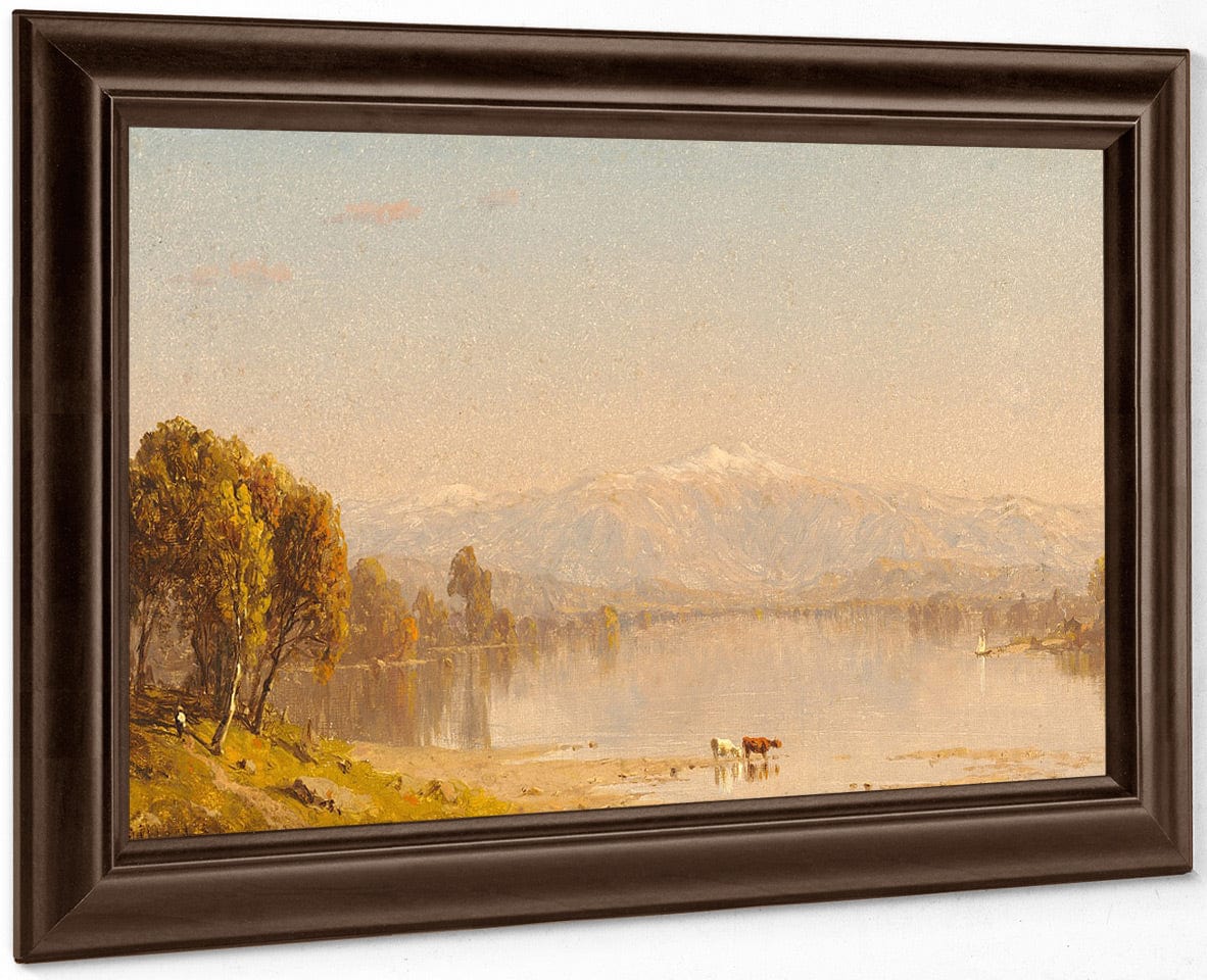 A Dreamy Day In New England By Sanford Robinson Gifford Fine Art Print