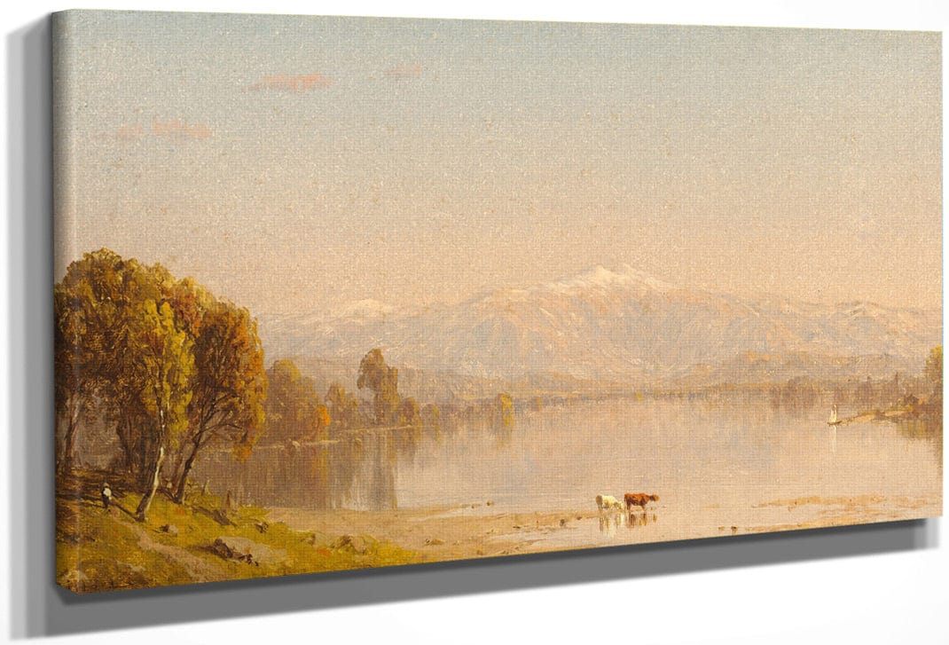 A Dreamy Day In New England By Sanford Robinson Gifford Fine Art Print