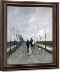 A Dutch Road By Anton Mauve Fine Art Print