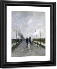 A Dutch Road By Anton Mauve Fine Art Print