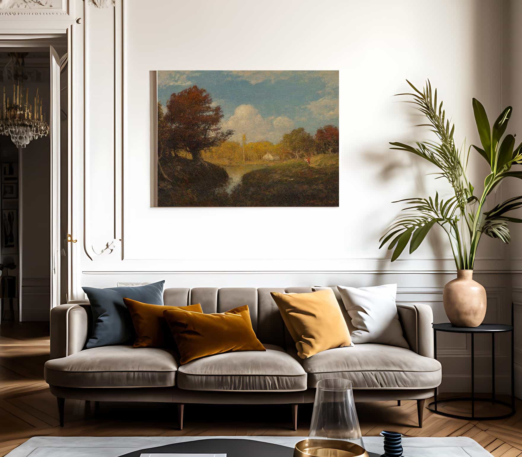 A Fall Day By George Turner Fine Art Print