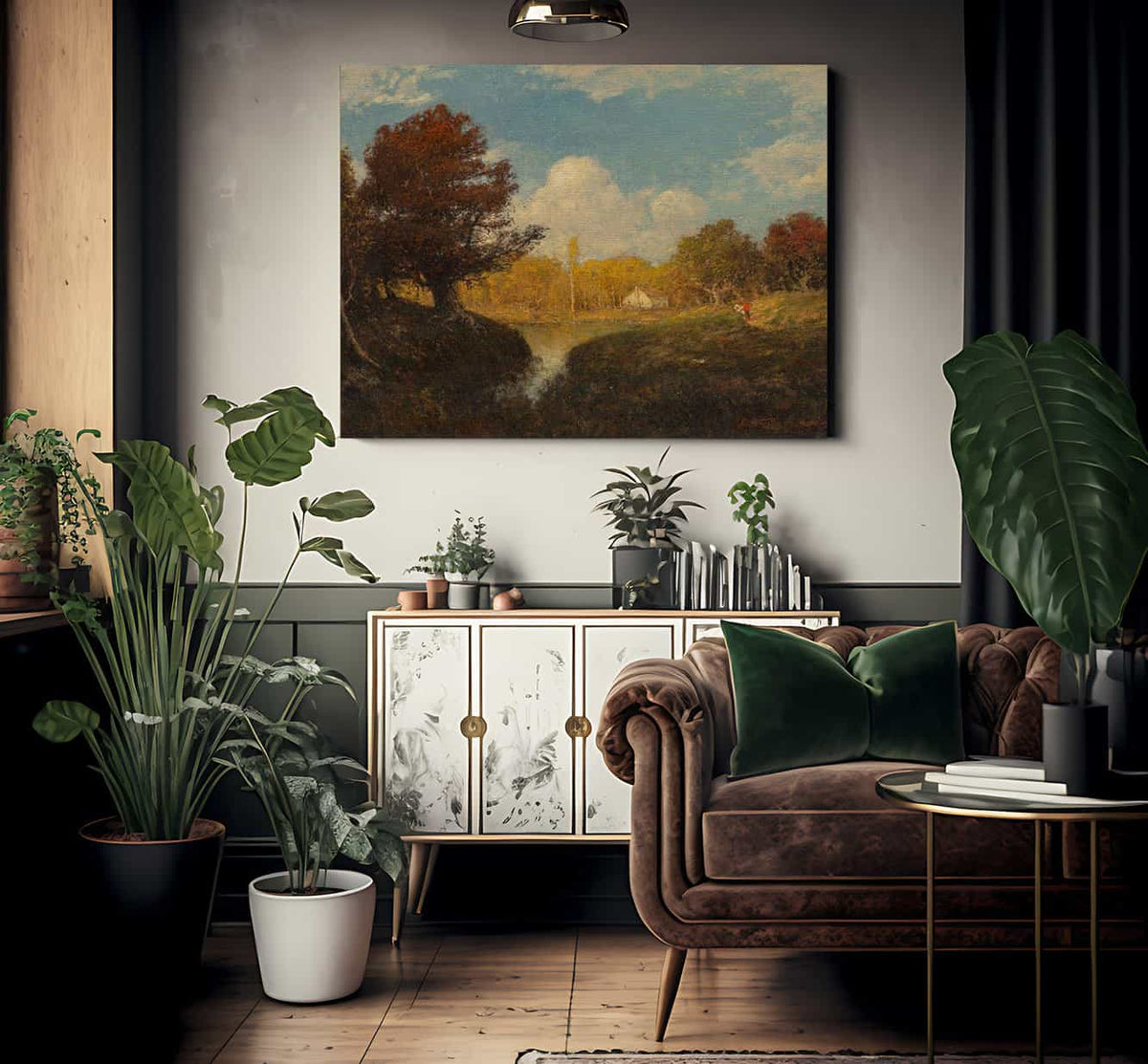 A Fall Day By George Turner Fine Art Print