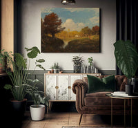 A Fall Day By George Turner Fine Art Print