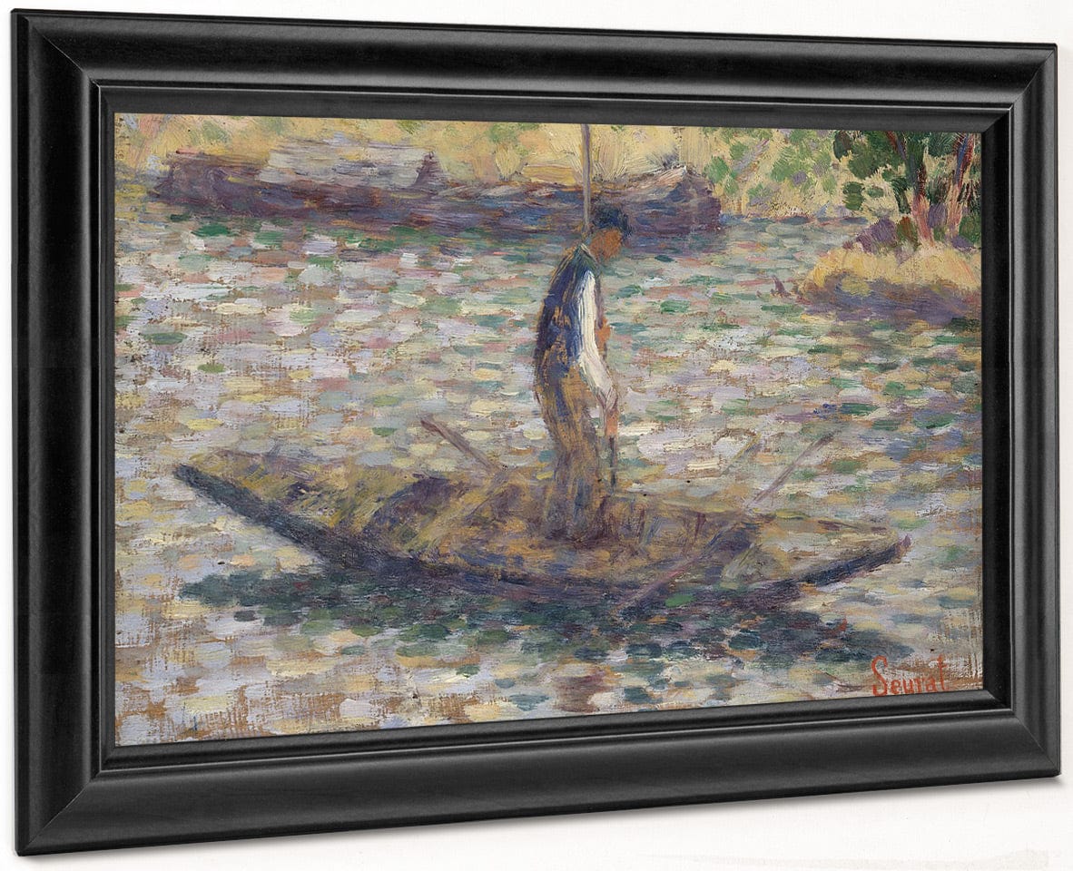 A Fisherman By Georges Pierre Seurat Fine Art Print