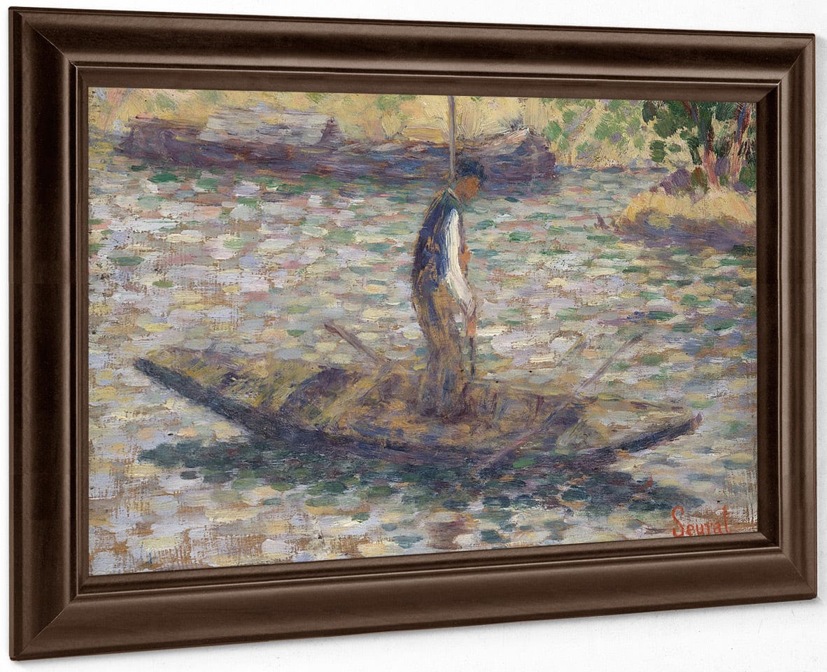 A Fisherman By Georges Pierre Seurat Fine Art Print