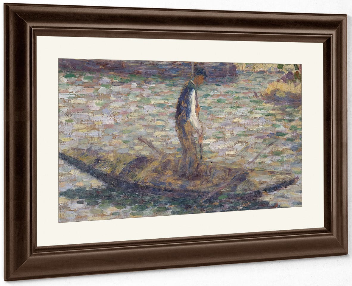 A Fisherman By Georges Pierre Seurat Fine Art Print