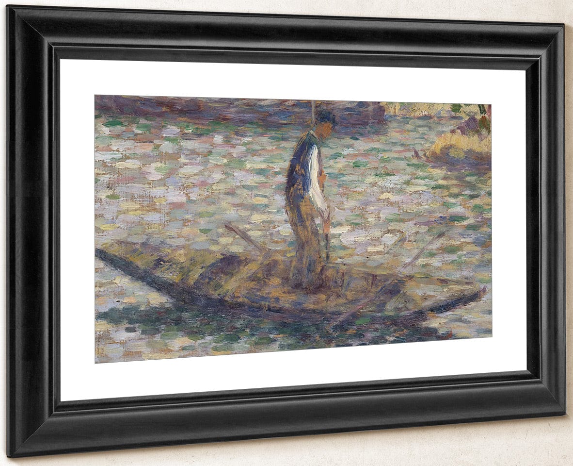 A Fisherman By Georges Pierre Seurat Fine Art Print