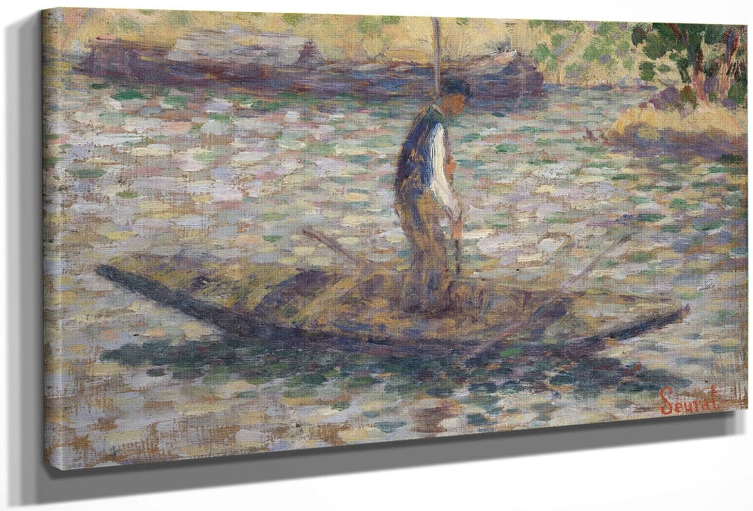 A Fisherman By Georges Pierre Seurat Fine Art Print