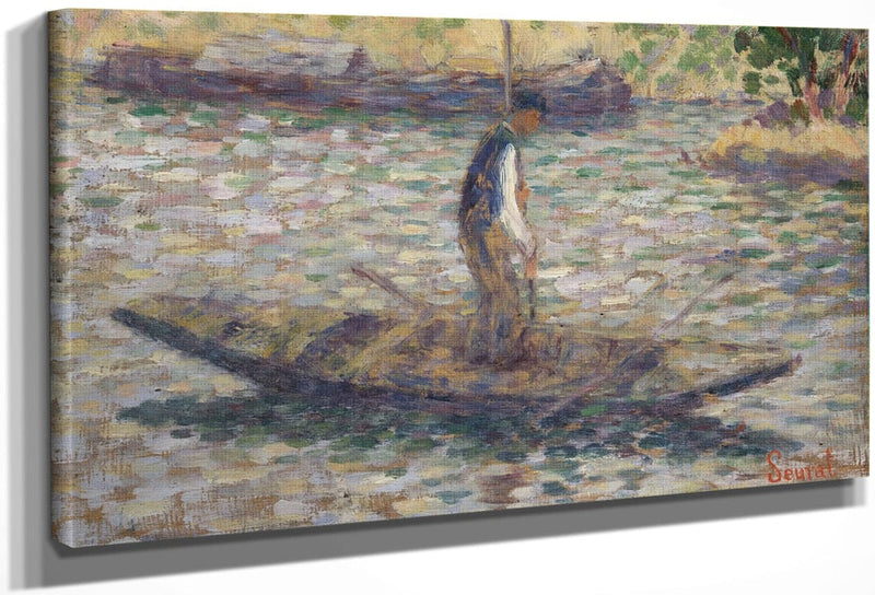 A Fisherman By Georges Pierre Seurat Fine Art Print
