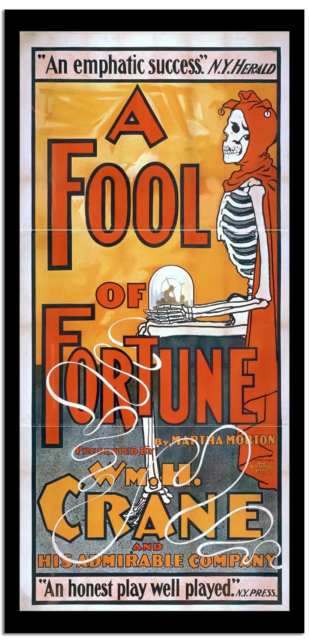 A Fool Of Fortune  Vintage Movie Poster Fine Art Print
