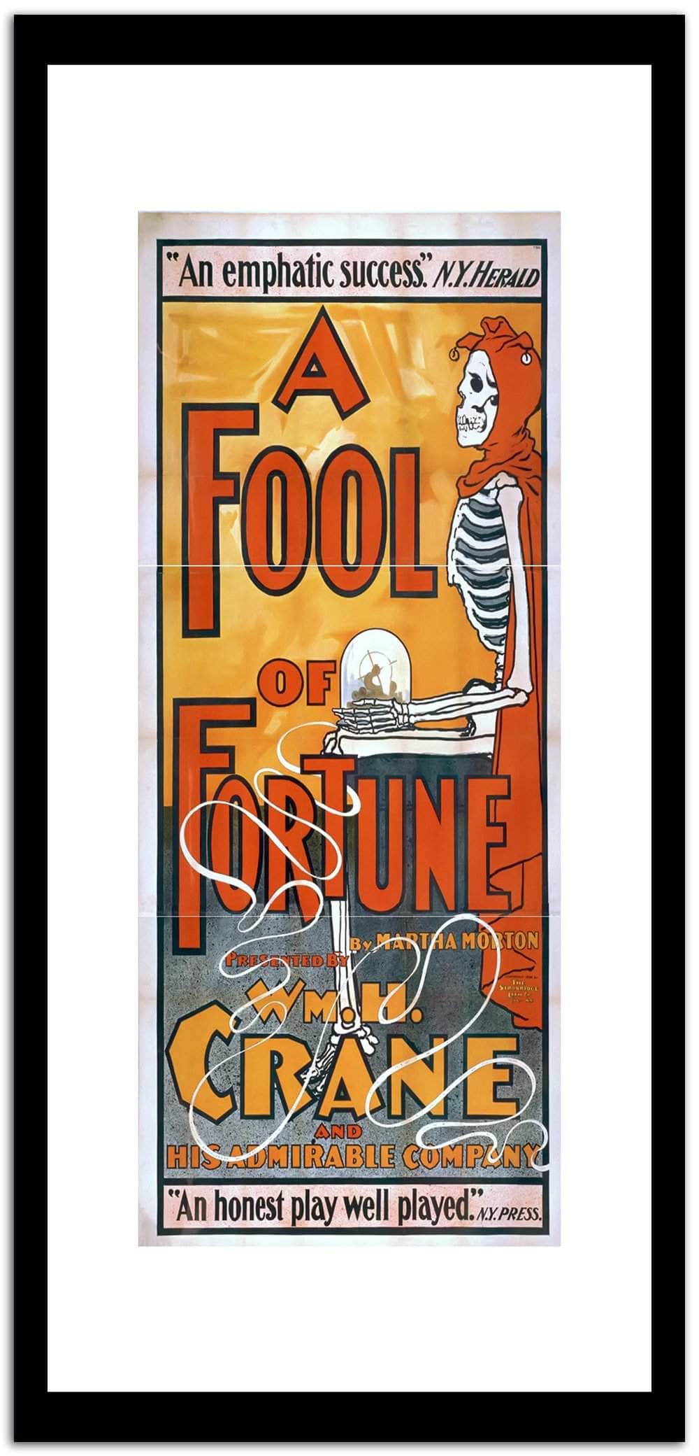 A Fool Of Fortune  Vintage Movie Poster Fine Art Print