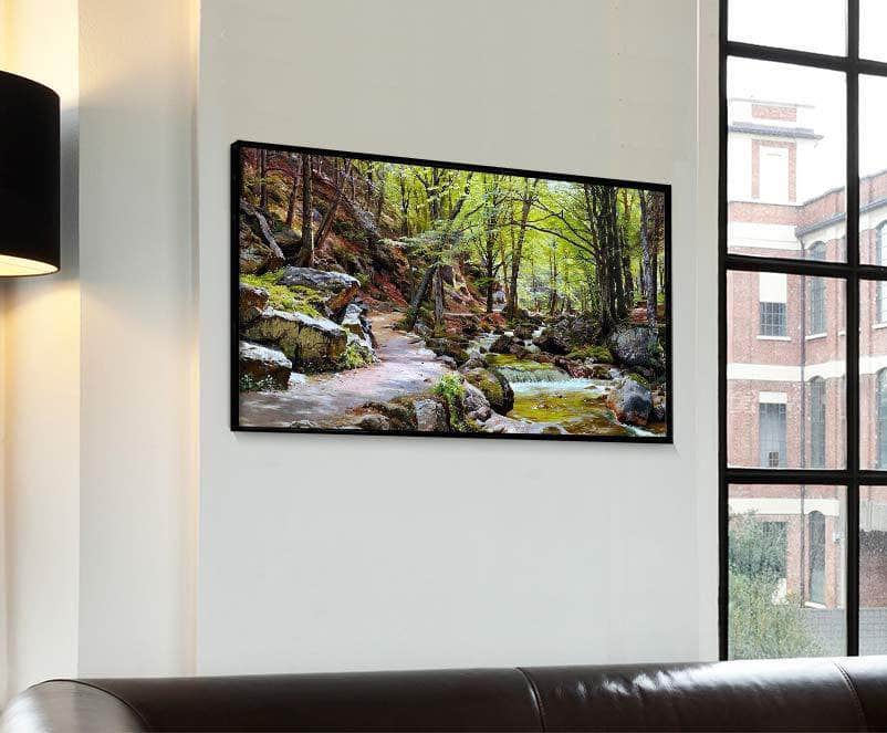 A Forest Near Ilsenburg In The Harz Painting Peder Monsted Canvas Art Fine Art Print
