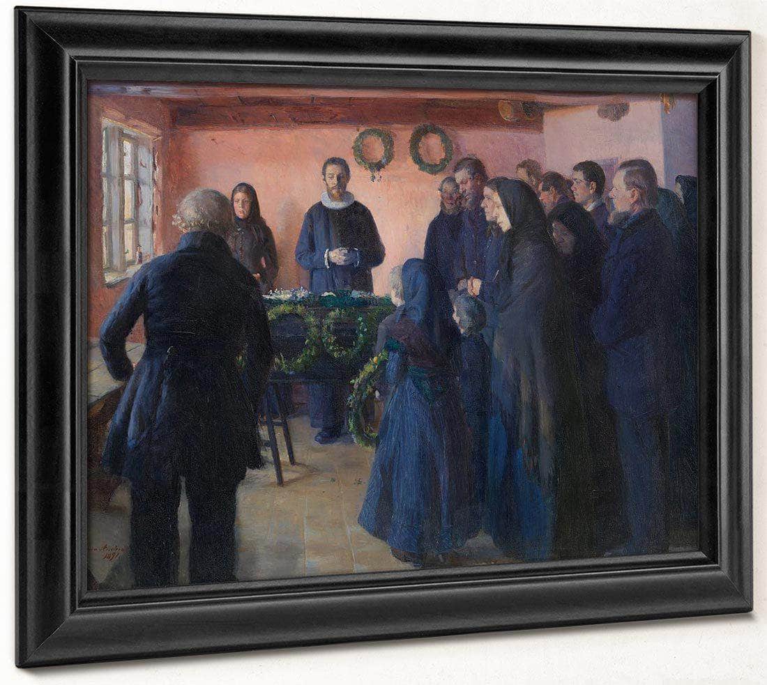 A Funeral 1891 By Anna Ancher Fine Art Print
