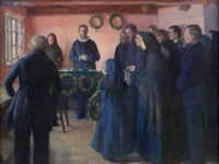 A Funeral 1891 By Anna Ancher Fine Art Print