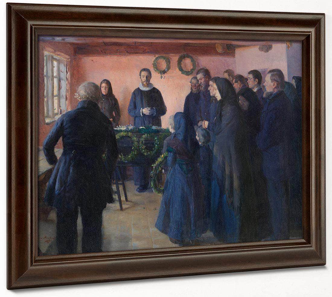 A Funeral 1891 By Anna Ancher Fine Art Print