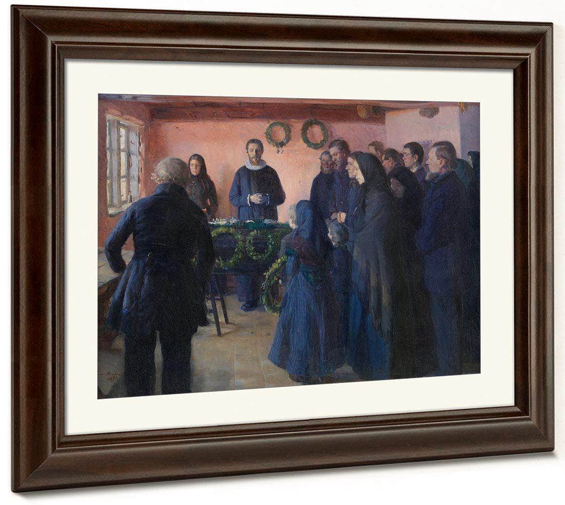 A Funeral 1891 By Anna Ancher Fine Art Print