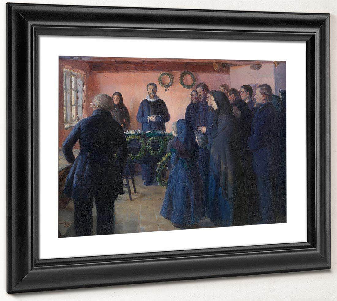 A Funeral 1891 By Anna Ancher Fine Art Print