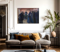 A Funeral 1891 By Anna Ancher Fine Art Print