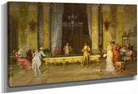 A Game Of Billiards  By Francesco Beda Fine Art Print