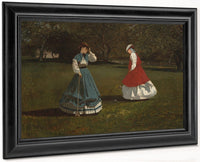 A Game Of Croquet By Winslow Homer Fine Art Print