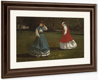 A Game Of Croquet By Winslow Homer Fine Art Print