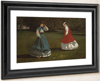 A Game Of Croquet By Winslow Homer Fine Art Print