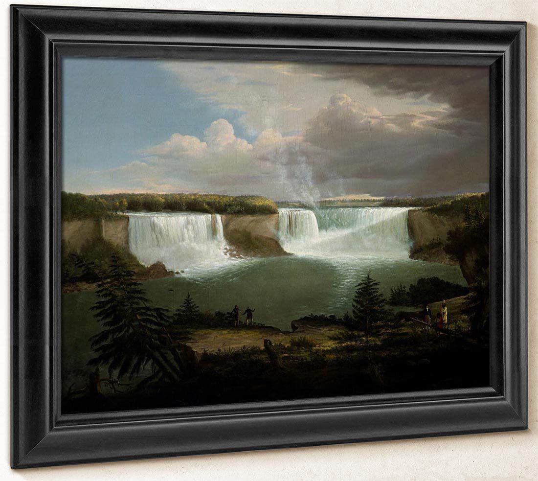 A General View Of The Falls Of Niagara By Alvan Fisher Fine Art Print