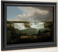 A General View Of The Falls Of Niagara By Alvan Fisher Fine Art Print