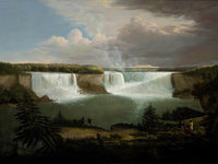 A General View Of The Falls Of Niagara By Alvan Fisher Fine Art Print