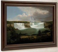 A General View Of The Falls Of Niagara By Alvan Fisher Fine Art Print