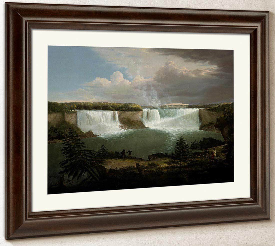 A General View Of The Falls Of Niagara By Alvan Fisher Fine Art Print