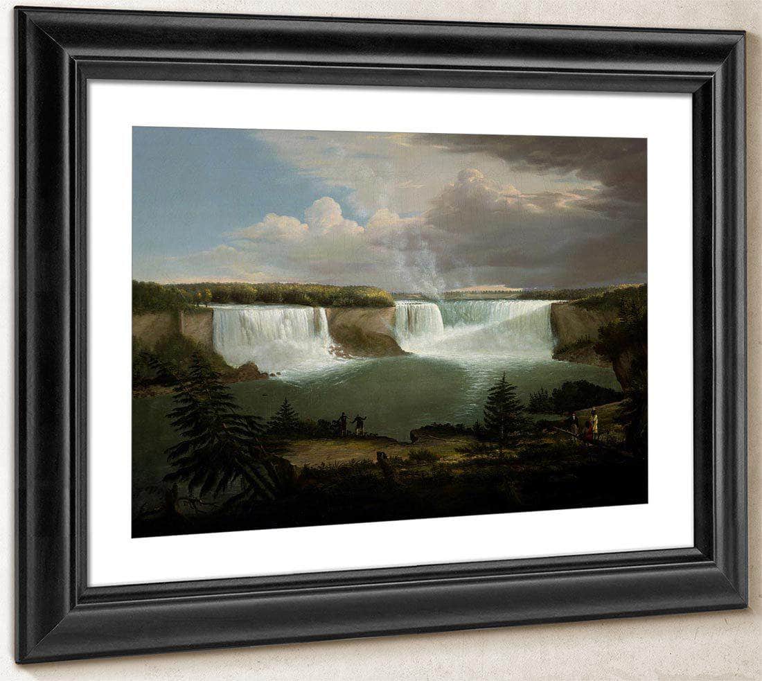 A General View Of The Falls Of Niagara By Alvan Fisher Fine Art Print