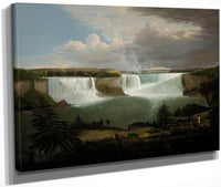 A General View Of The Falls Of Niagara By Alvan Fisher Fine Art Print