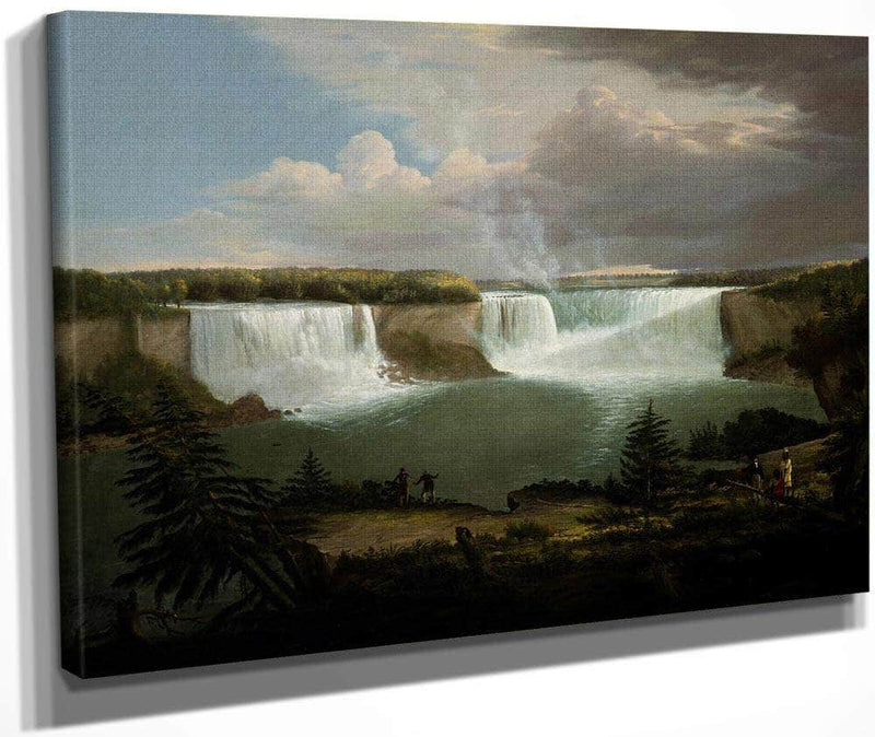 A General View Of The Falls Of Niagara By Alvan Fisher Fine Art Print