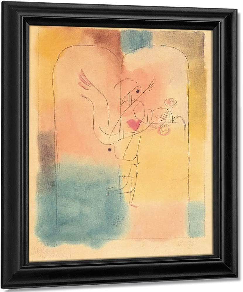 A Genius Serves A Small Breakfast  By Paul Klee Fine Art Print