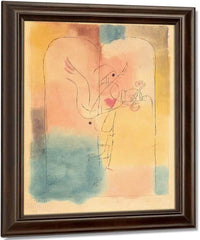 A Genius Serves A Small Breakfast  By Paul Klee Fine Art Print