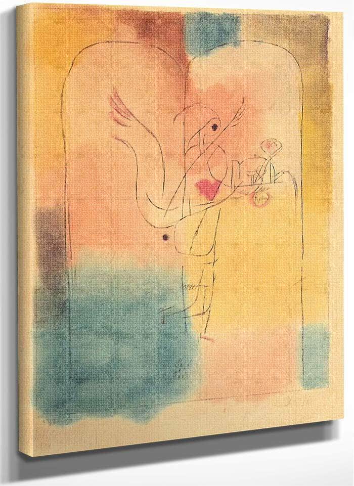 A Genius Serves A Small Breakfast  By Paul Klee Fine Art Print