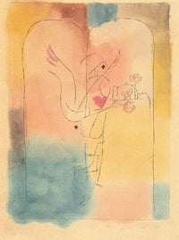 A Genius Serves A Small Breakfast  By Paul Klee Fine Art Print