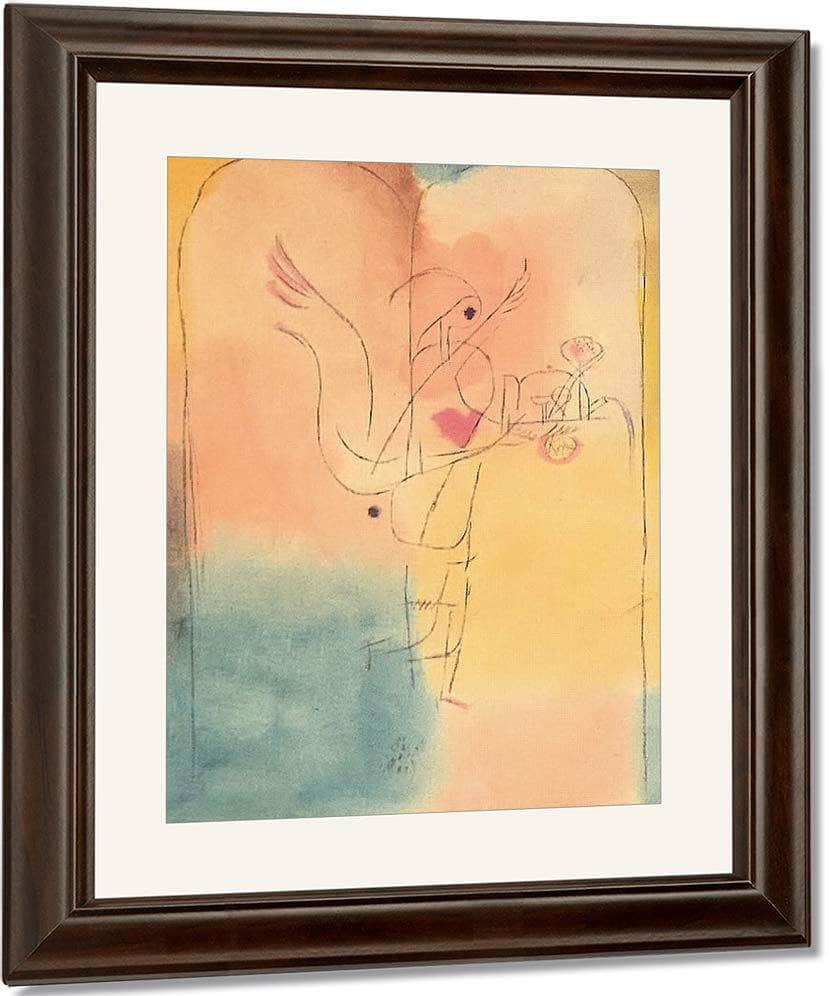 A Genius Serves A Small Breakfast  By Paul Klee Fine Art Print