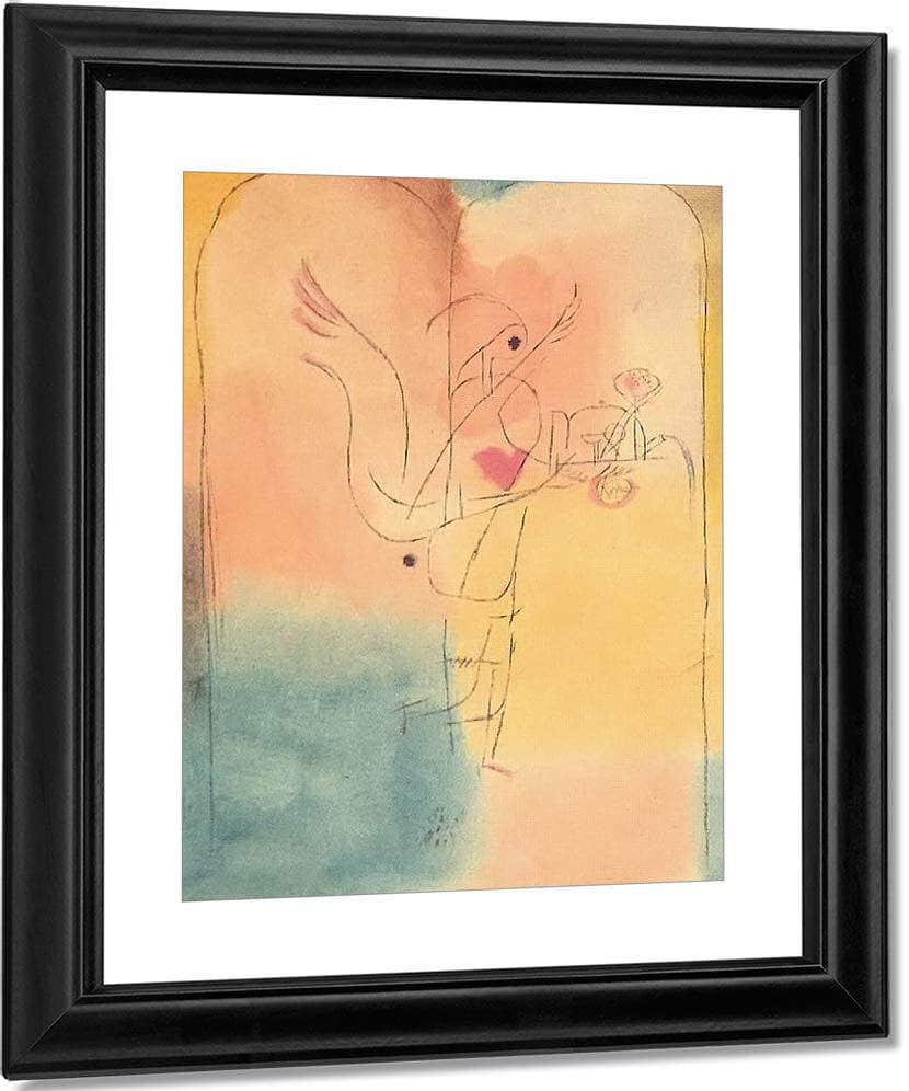 A Genius Serves A Small Breakfast  By Paul Klee Fine Art Print
